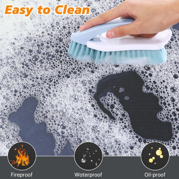 Aogled Grill Mats for Outdoor Grill 48x30 inches, Double-Sided Fireproof Grill Pad, Under Grill Mat for Outdoor Grill for Charcoal Grills, Gas Grills