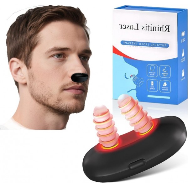 Red Light Nasal Therapy Device,Rechargeable Red Li...