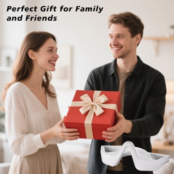 Under-Eye Red Light Therapy Device,Red Light Therapy Glasses Microcurrent Eye Massager Red Light Eye Mask for Eye Bags Dark Circles Puffiness Wrinkles Fine Lines