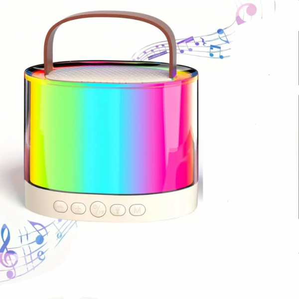 Aogled Mini Karaoke Machine,Portable Bluetooth Spe...